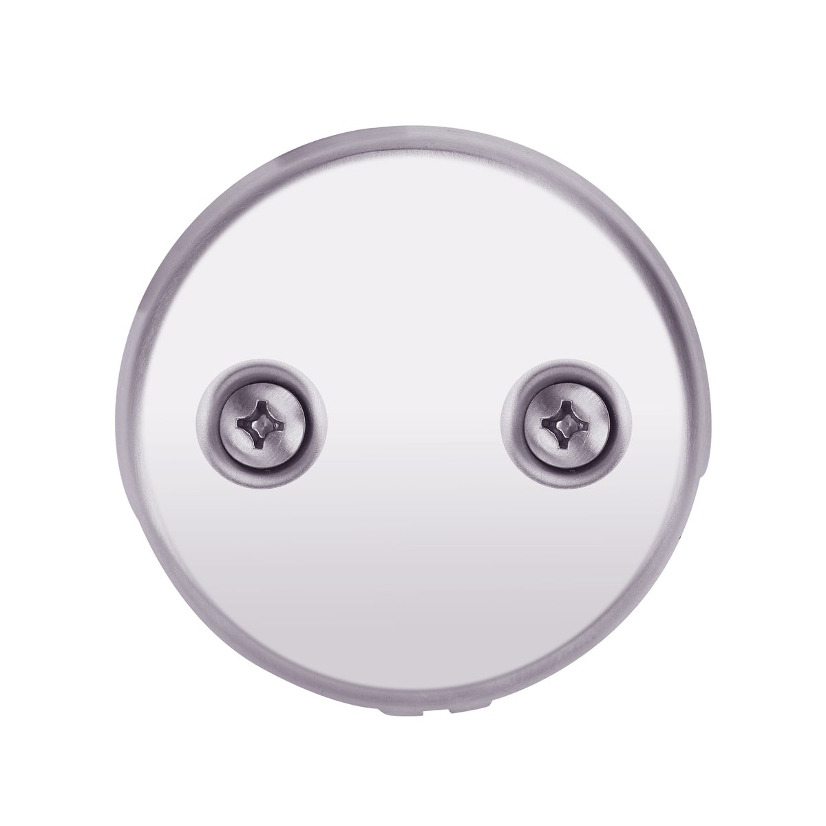 Two Hole Tub Drain Overflow Faceplate, Chrome