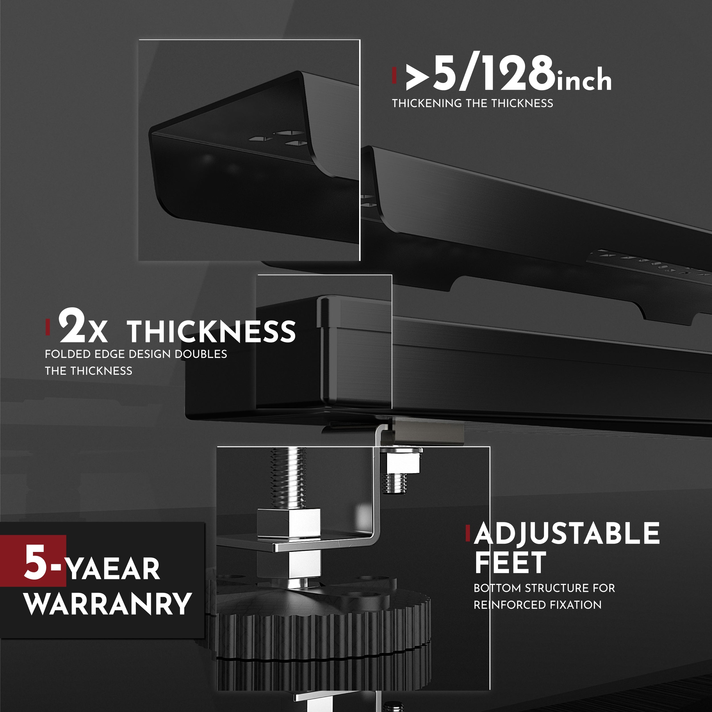 WEBANG 24 Inch Wave-Hole Pattern Linear Shower Drain With Accessories, Matte Black